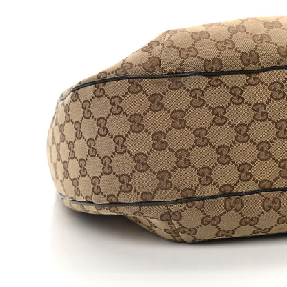 Gucci Monogram Large New Ladies Web Hobo Dark Brown 7 of 14