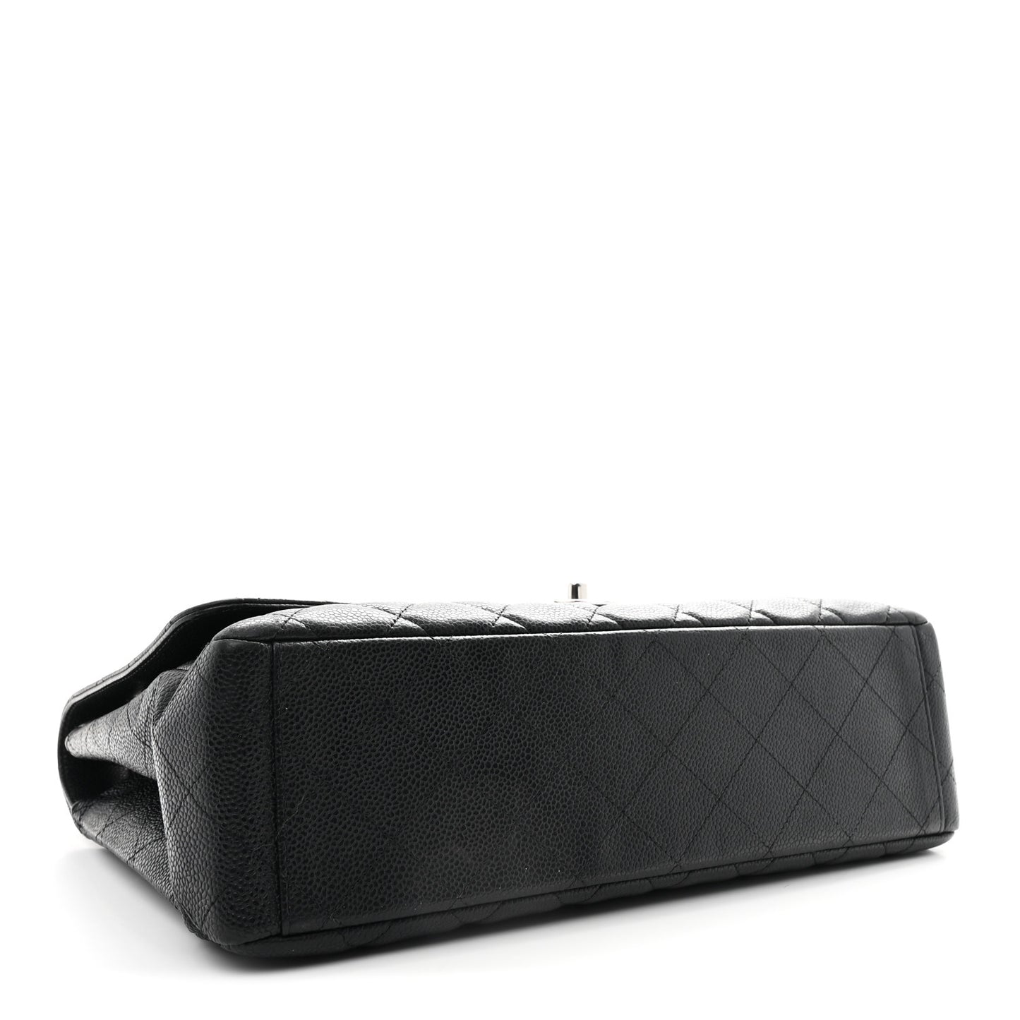Caviar Maxi Single Flap Black