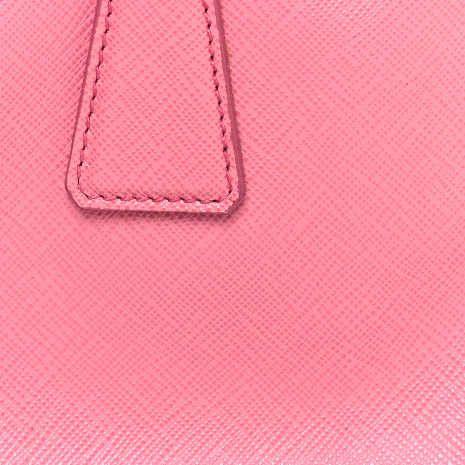 Prada Saffiano Lux Mini Galleria Double Zip Tote Begonia 6 of 11
