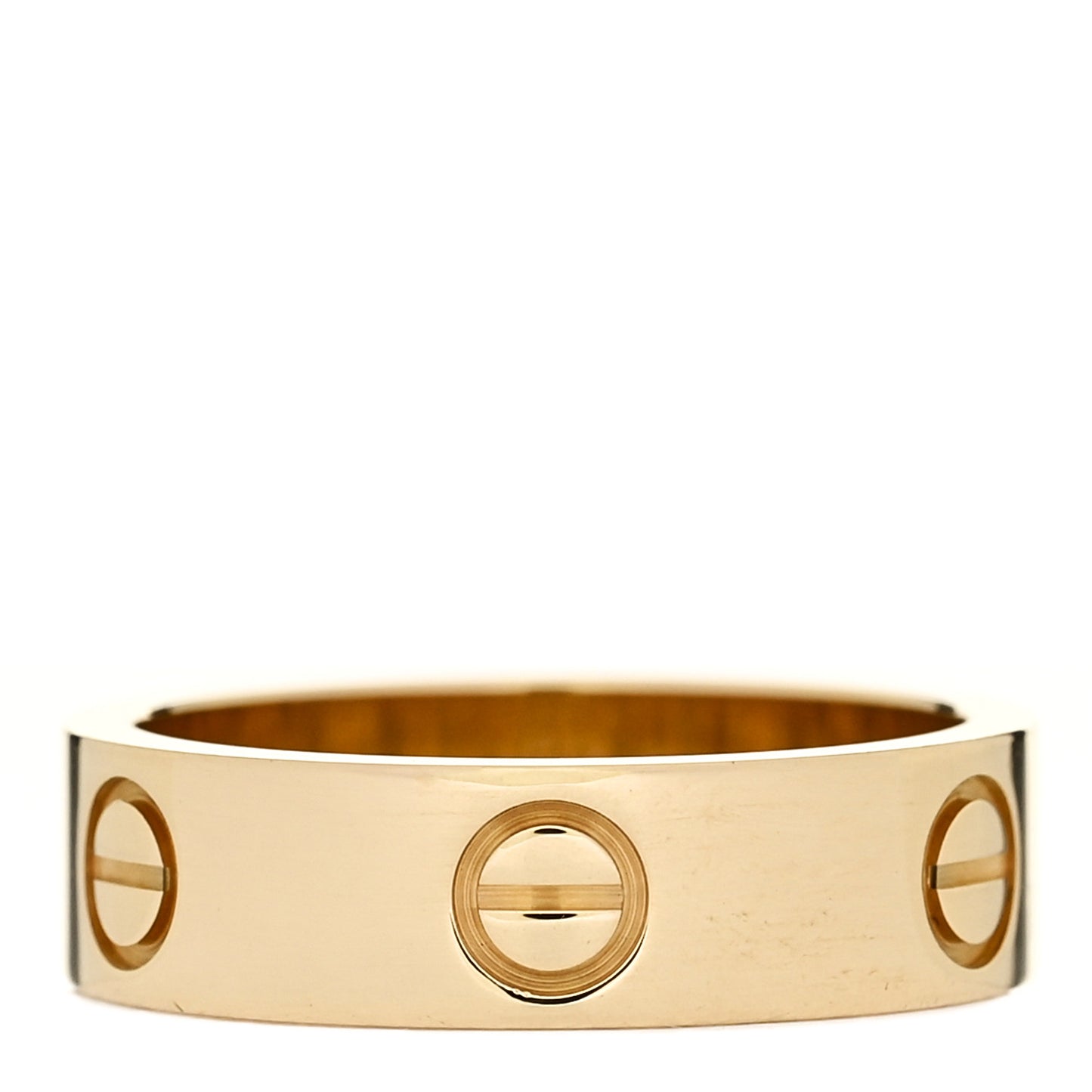 18K Yellow Gold 5.5mm LOVE Ring 54 6.75