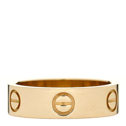 Cartier 18K Yellow Gold 5.5mm LOVE Ring 54 6.75 3 of 4