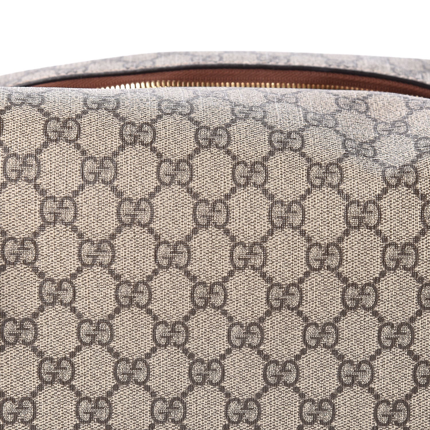 Gucci GG Supreme Monogram Large Linea A Hobo Light Brown 10 of 11