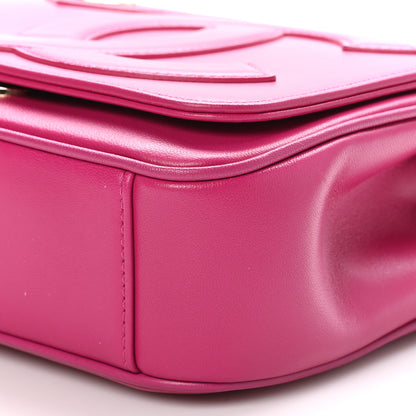 Chanel Lambskin CC Mania Flap Bag Pink 10 of 10