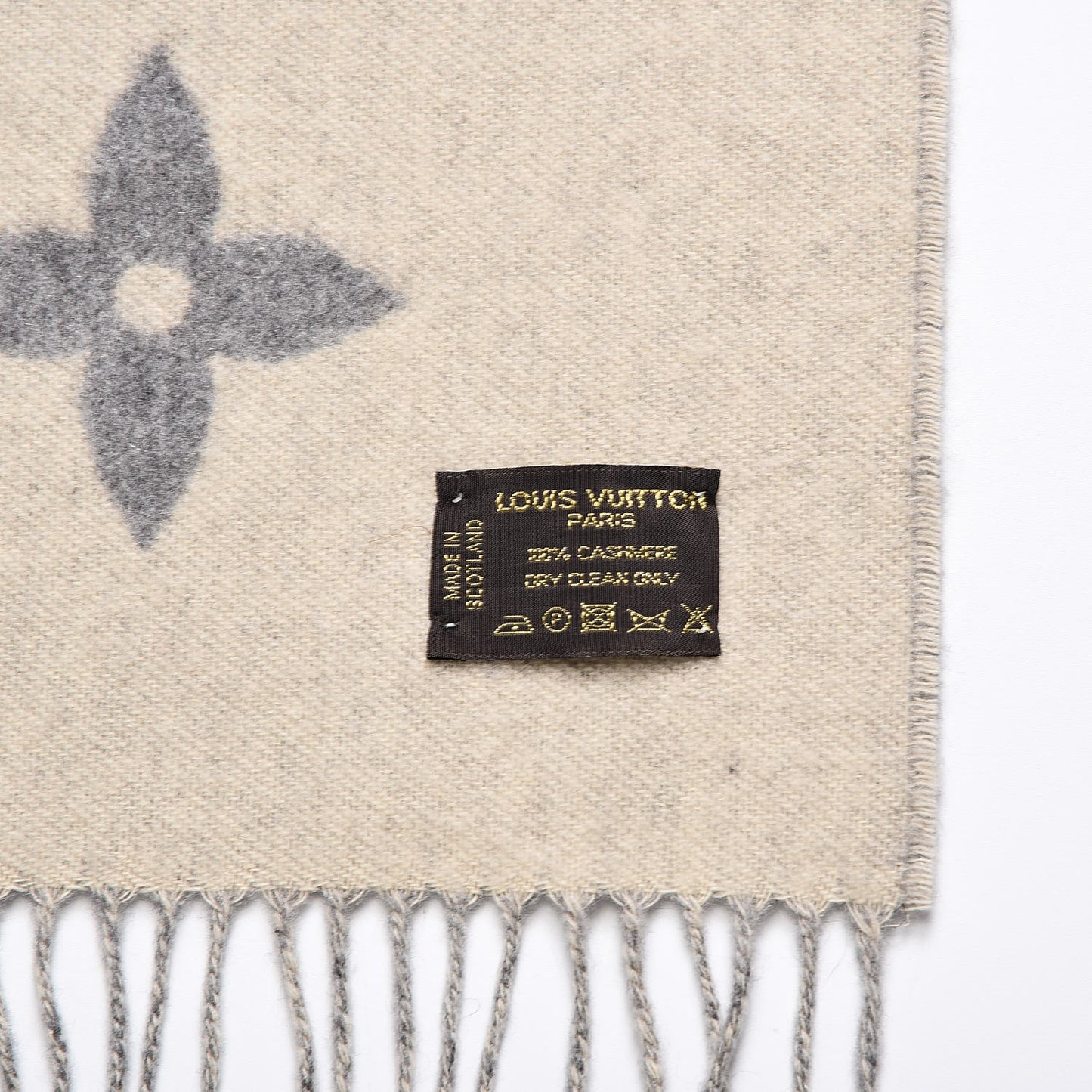 Cashmere Monogram Reykjavik Scarf