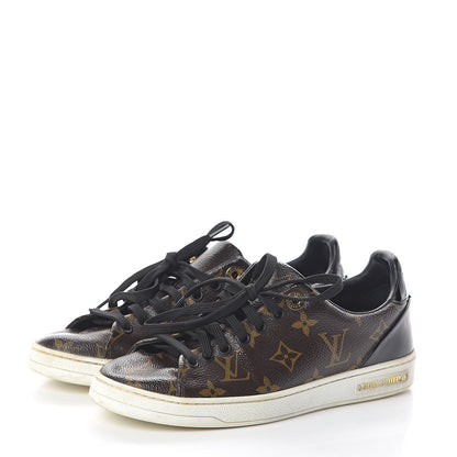 Louis Vuitton Patent Monogram Frontrow Sneakers 36 3 of 7