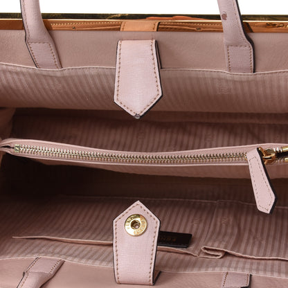 Fendi Vitello Elite Regular 2Jours Tote Light Pink 4 of 4