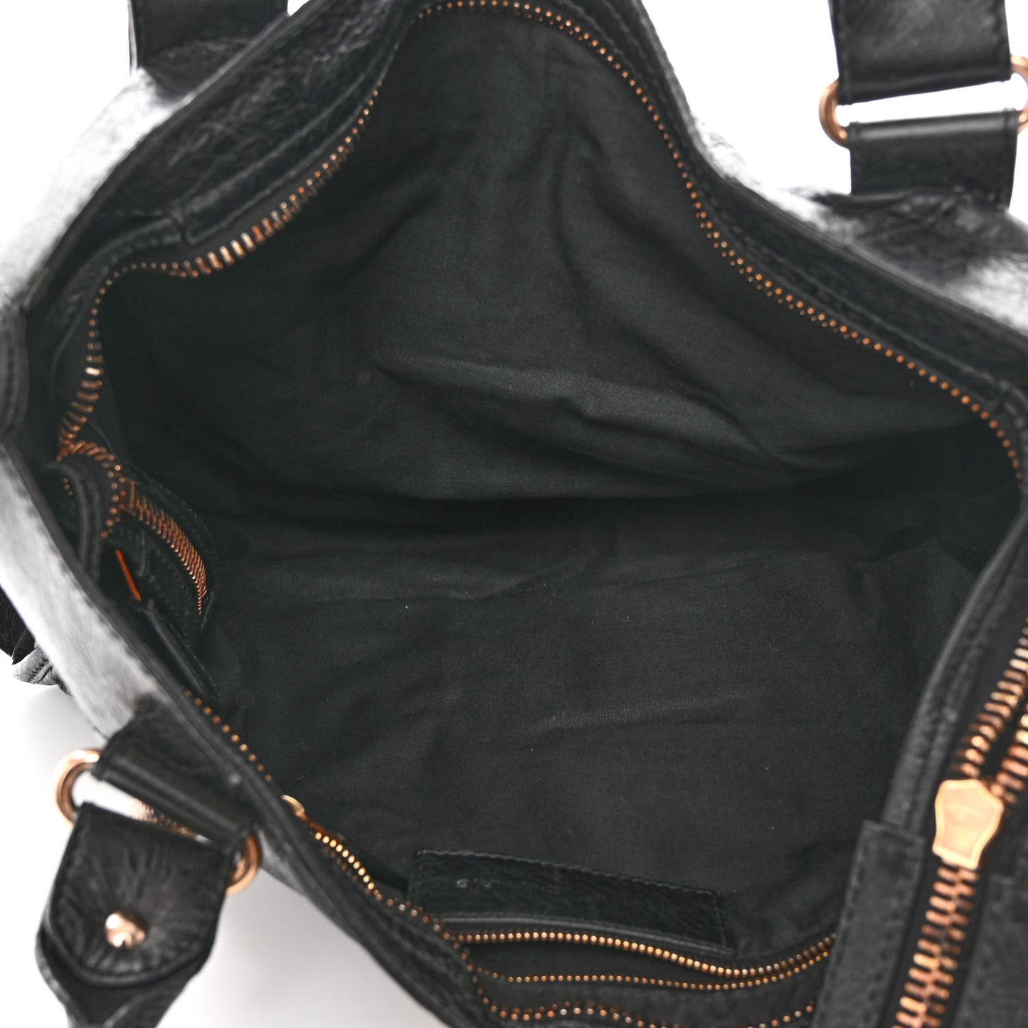 Agneau Giant 21 Rose Gold Hardware City Black
