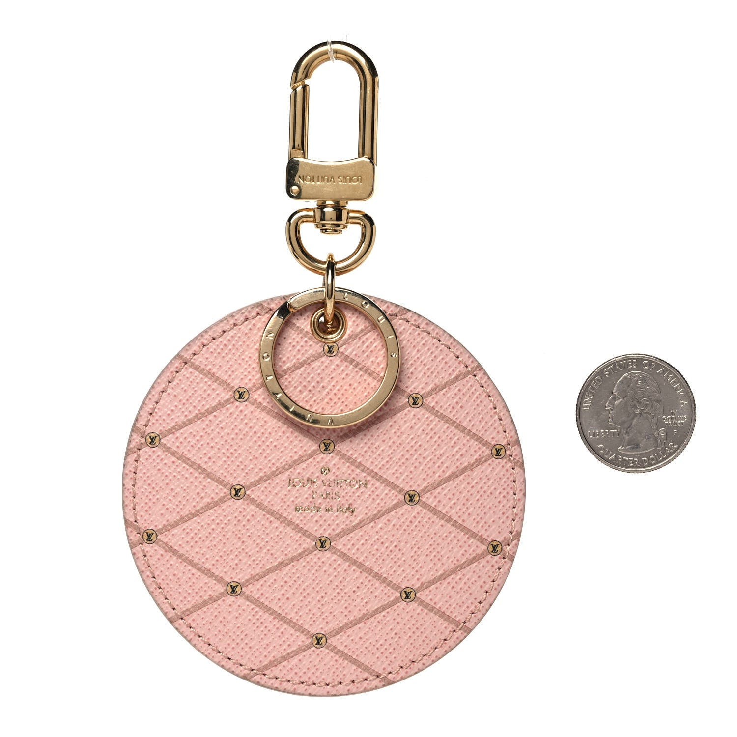 Louis Vuitton Damier Azur Summer Trunks Bag Charm Key Holder 2 of 5