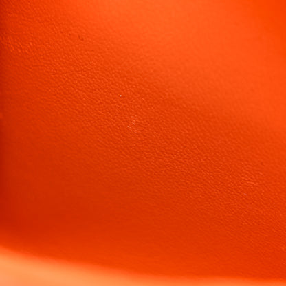 Balenciaga Semi Shiny Calfskin Crocodile Embossed Neo Classic Silver Hardware Nano City Crossbody Orange 12 of 12