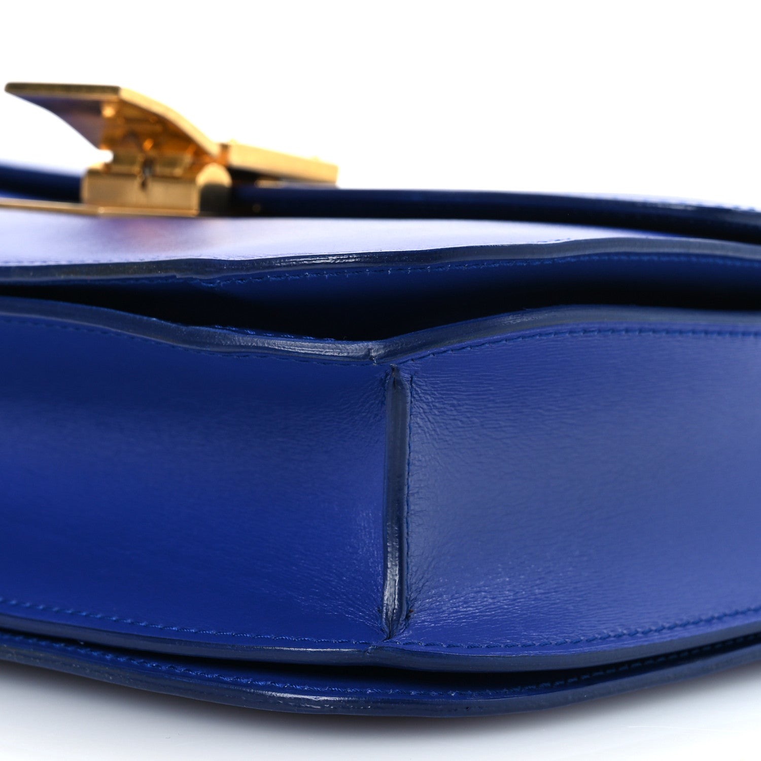 Celine Box Calfskin Medium Classic Box Flap Bag Indigo 12 of 14