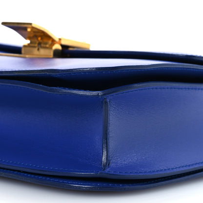 Celine Box Calfskin Medium Classic Box Flap Bag Indigo 12 of 14