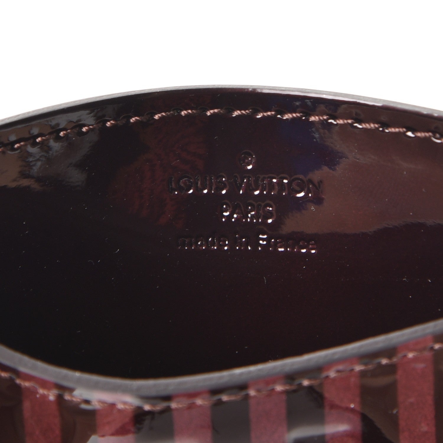 Louis Vuitton Vernis Rayures Mirror Case Amarante 8 of 10