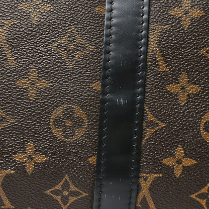 Louis Vuitton Monogram Macassar Keepall Bandouliere 55 20 of 22