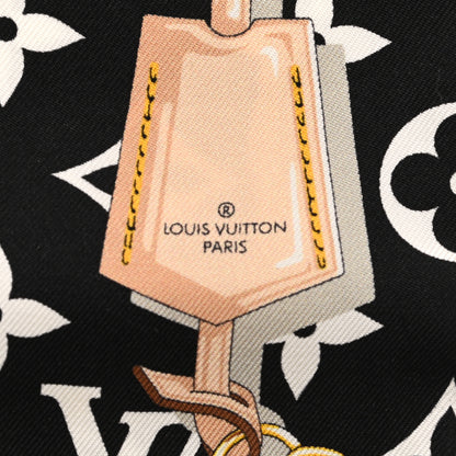 Louis Vuitton Silk Monogram Confidential Bandeau Black 2 of 4