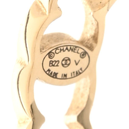 Chanel Metal CC Ring 52 6 Gold 4 of 5