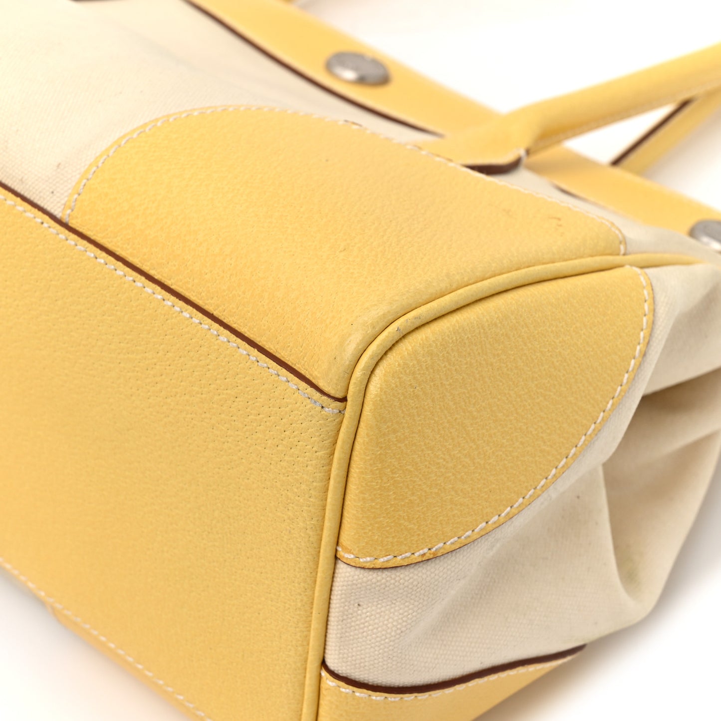 Canapa Cinghiale Cuir Tote Grezzo Crema