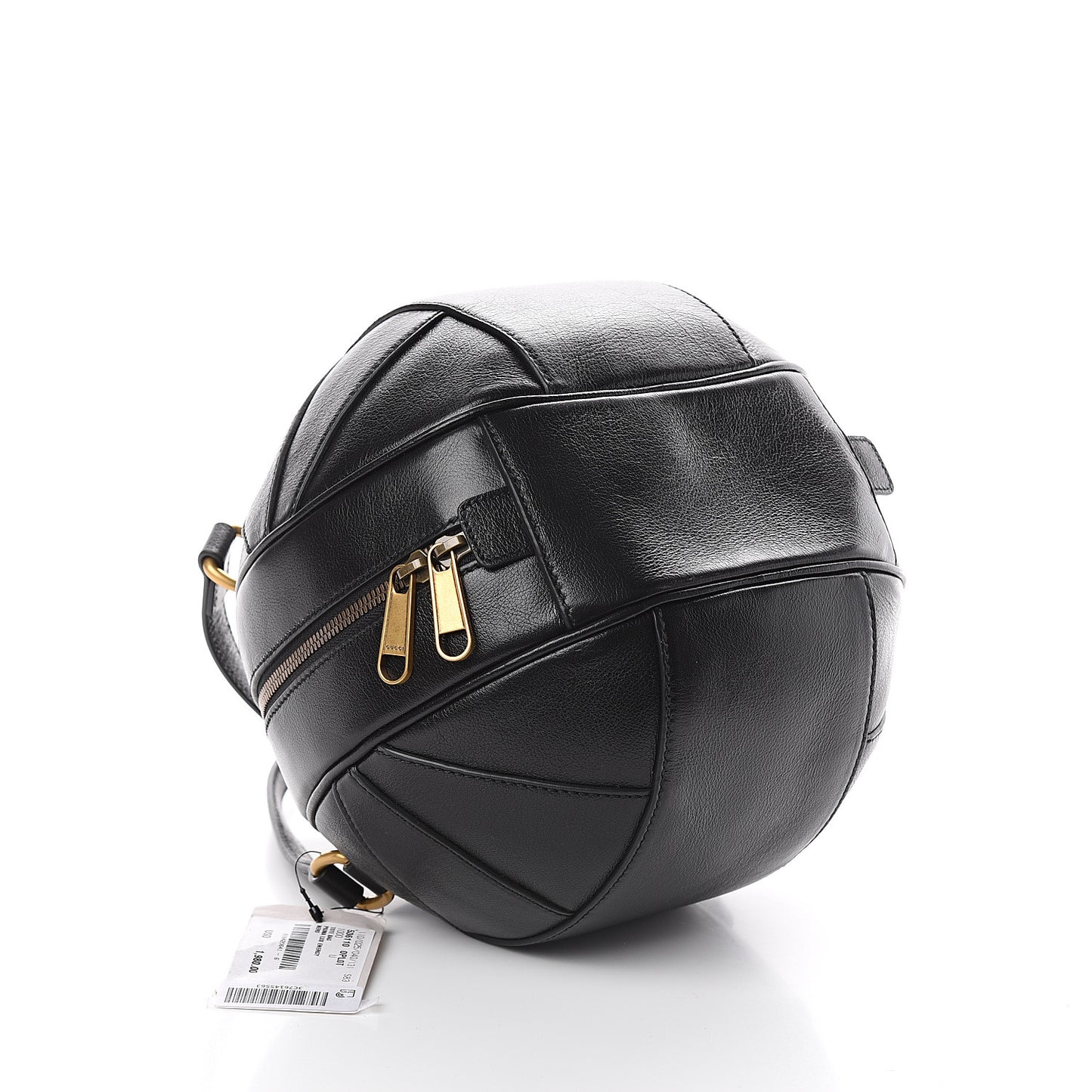Piuma Lux Energy Tifosa Basketball Shaped Shoulder Bag Black
