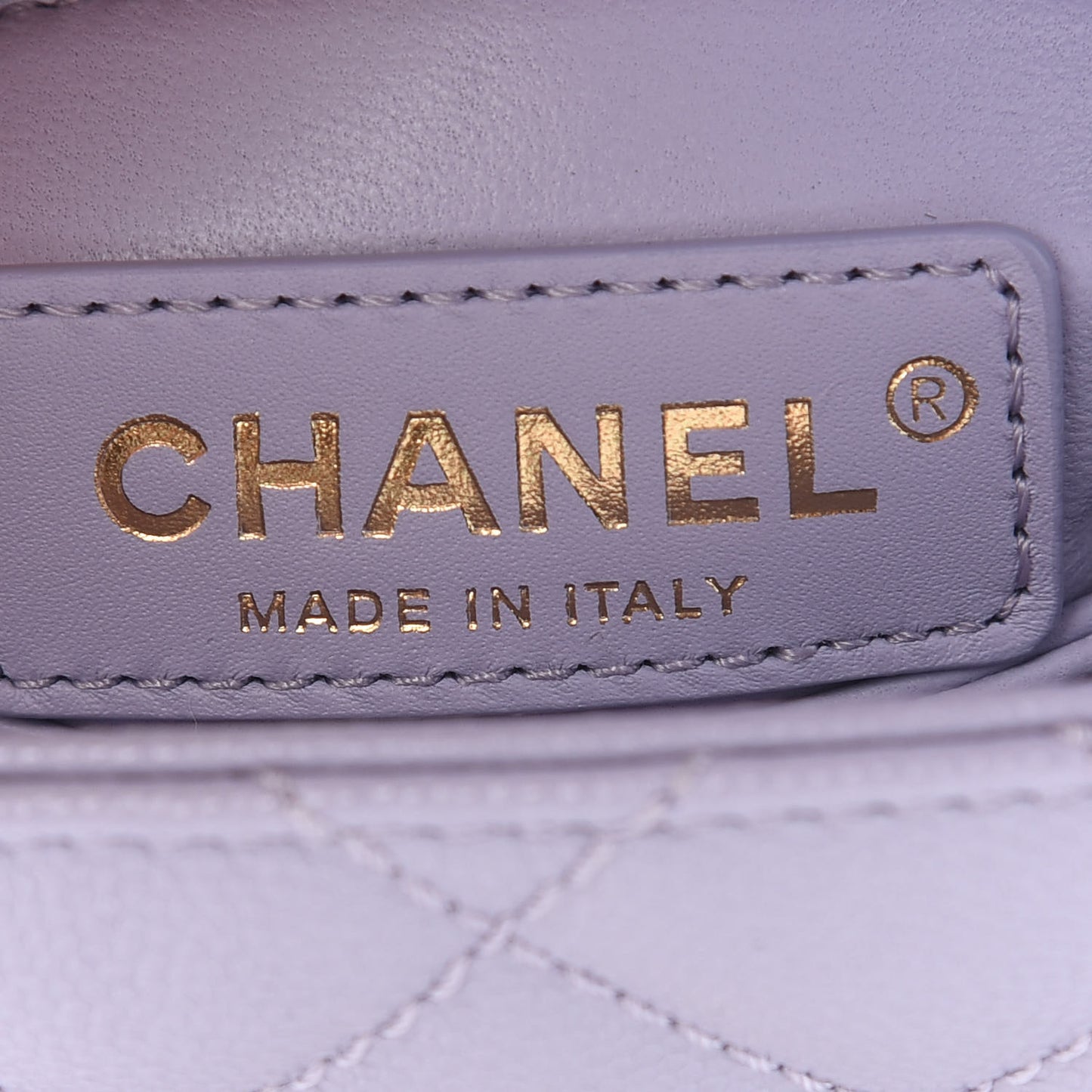 Caviar Quilted Extra Mini Coco Handle Flap Light Purple