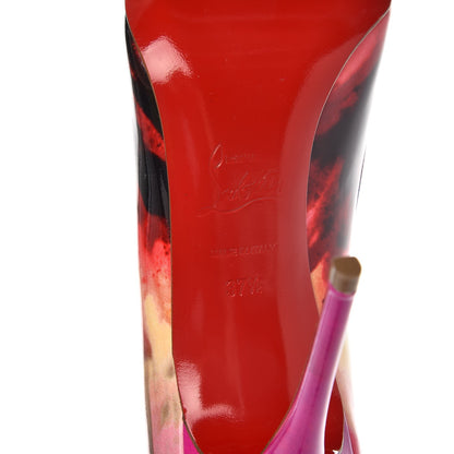 Christian Louboutin Patent Tie and Dye Pigalle Follies 100 Pumps 37.5 Multicolor 6 of 7