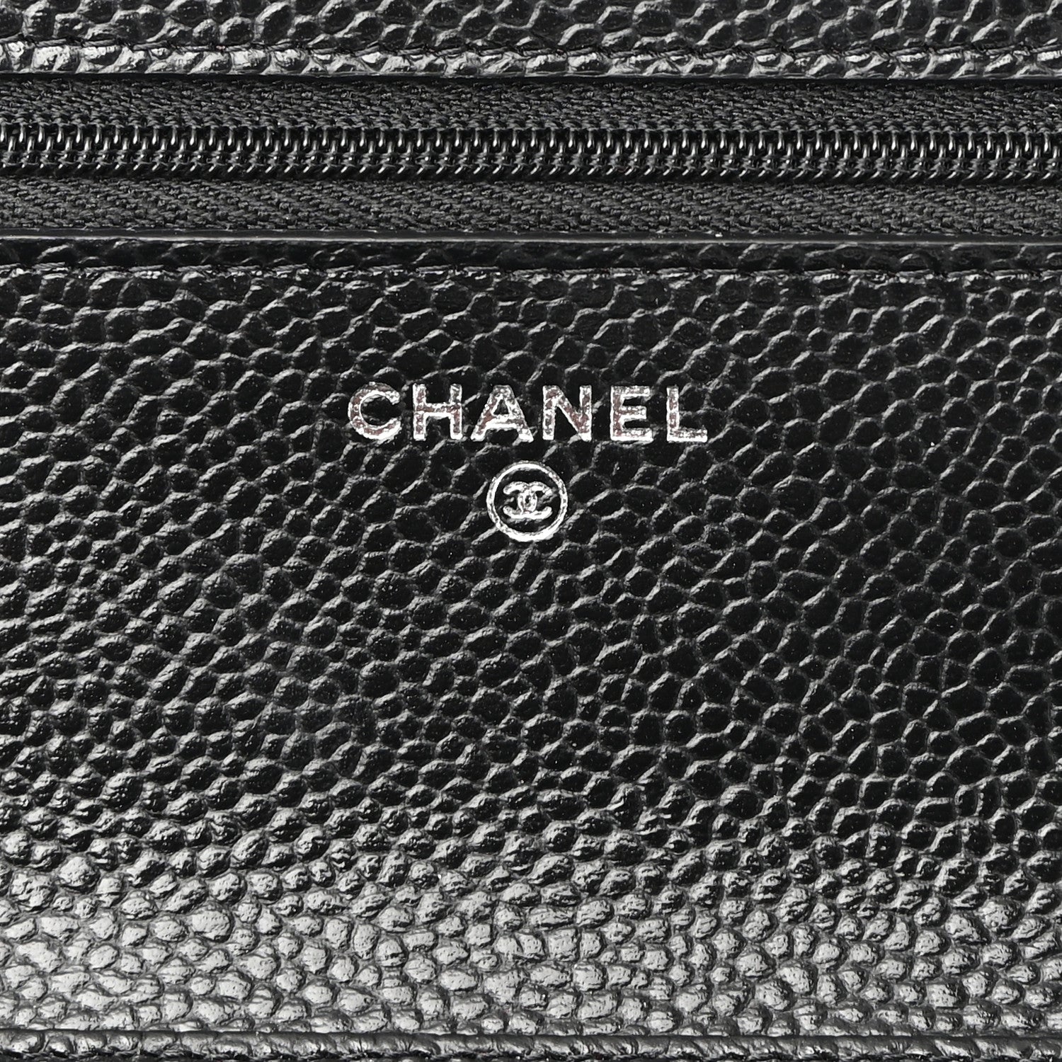 Chanel Caviar Quilted Wallet On Chain WOC Black 5 of 11