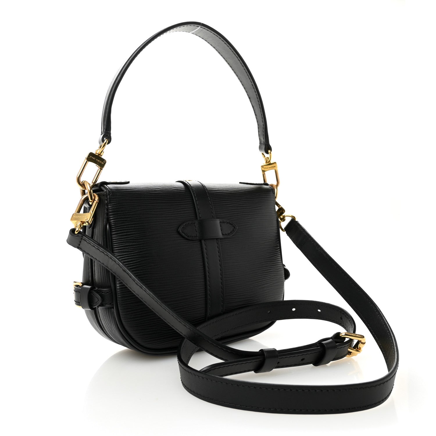 Louis Vuitton Epi Saumur BB Black 3 of 10