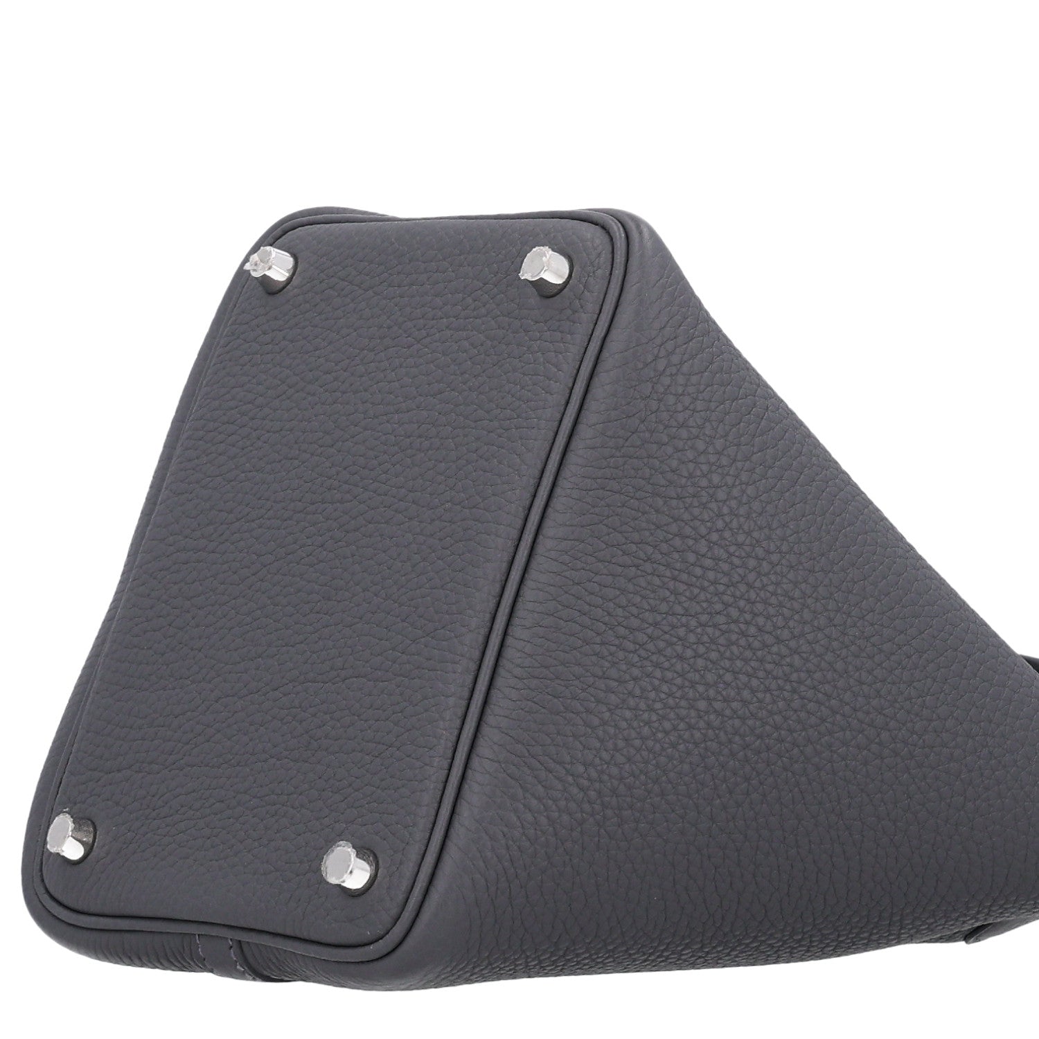 Hermes Taurillon Clemence Picotin Lock 18 PM Gris Meyer 10 of 10