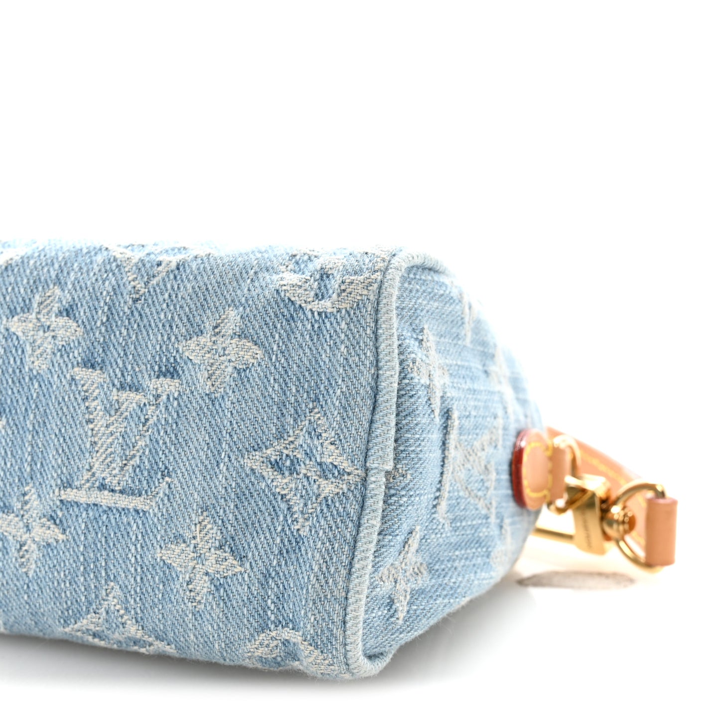 Monogram Denim Nano Speedy Sky Blue