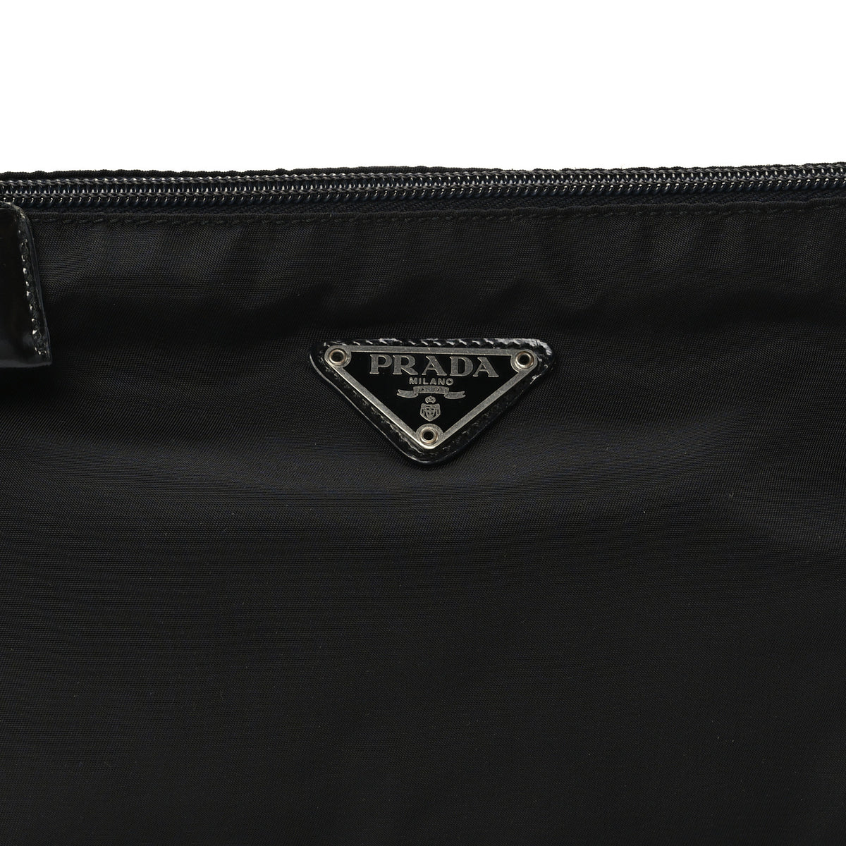 Prada Nylon Vela Cosmetic Pouch Black 7 of 9