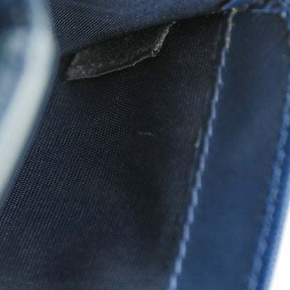 Prada Vitello Move Metal Compact Wallet Cobalto 7 of 8