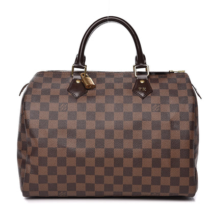 Louis Vuitton Damier Ebene Speedy 30 1 of 15