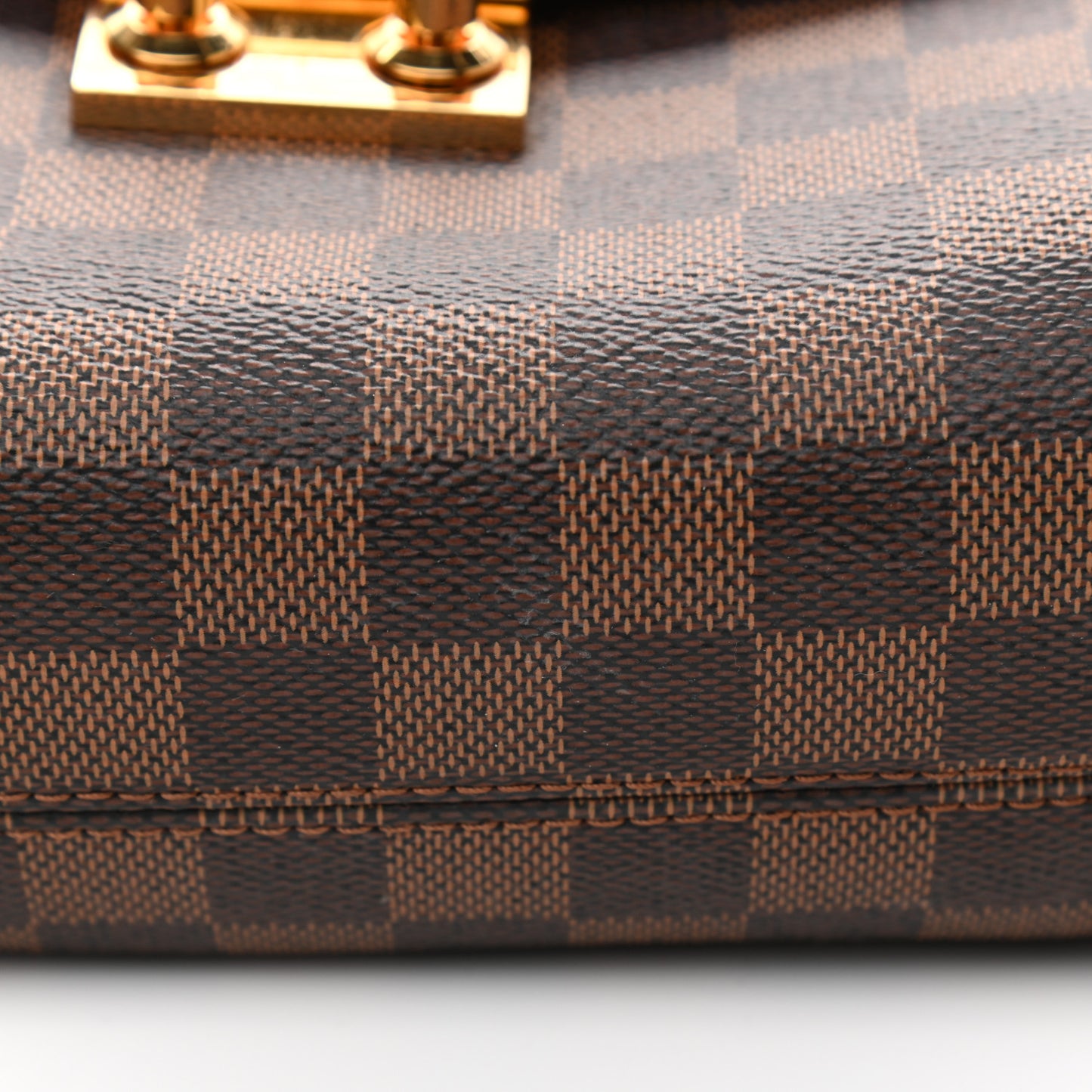 Damier Ebene Caissa Clutch Cherry