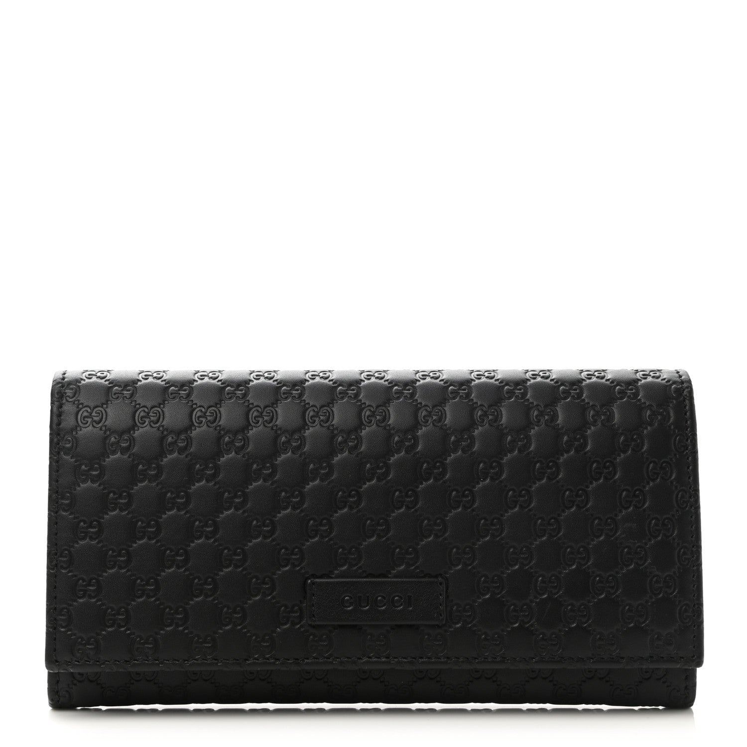 Gucci Soft Microguccissima Continental Wallet Black 1 of 8