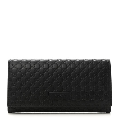 Gucci Soft Microguccissima Continental Wallet Black 1 of 8