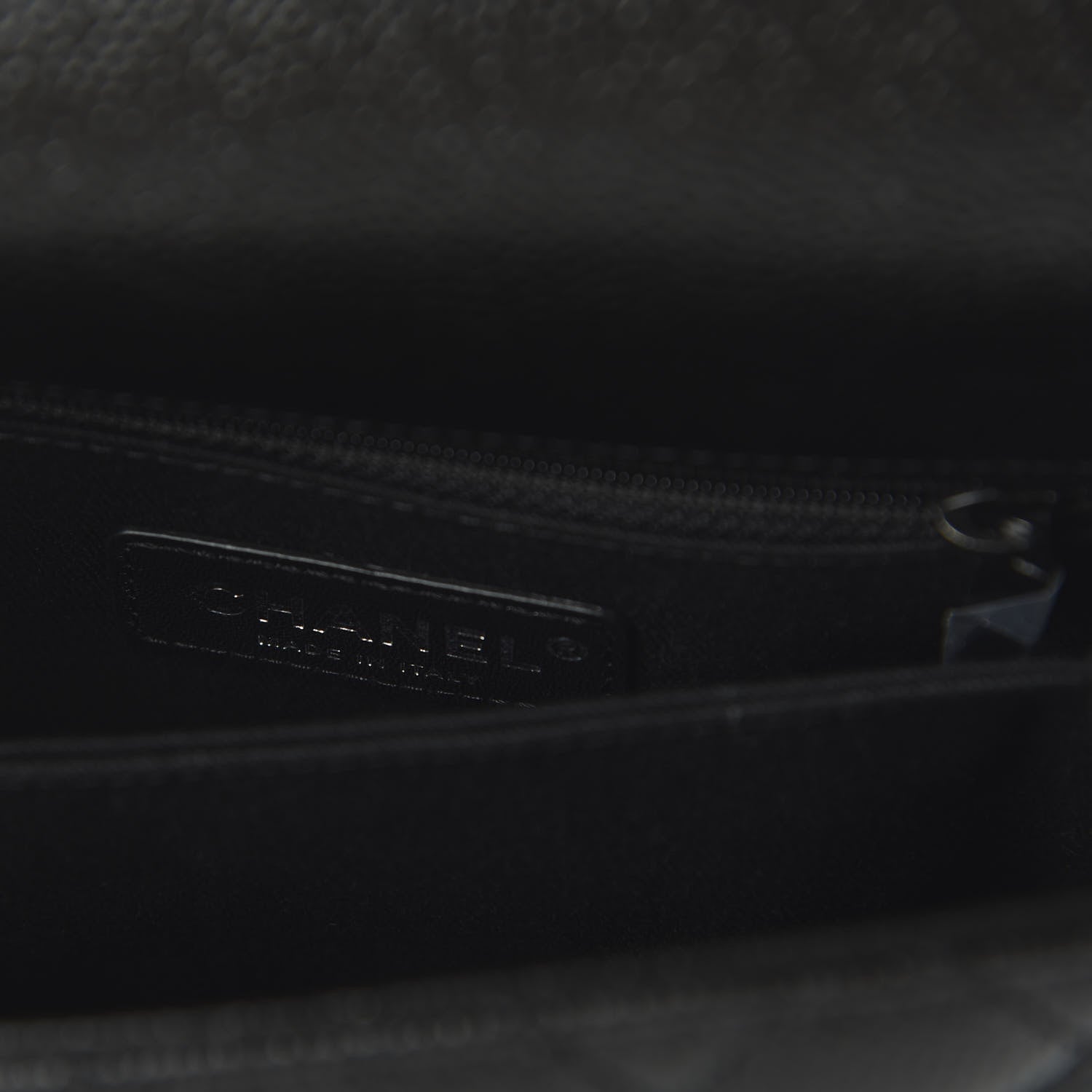 Chanel Caviar Quilted Mini Coco Handle Flap So Black 8 of 10