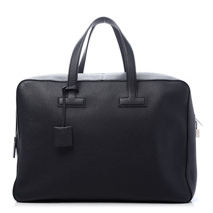 Tom Ford Grained Calfskin Medium T Line Briefcase Black 1 of 10