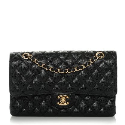Chanel Caviar Quilted Medium Double Flap Black 1 of 7