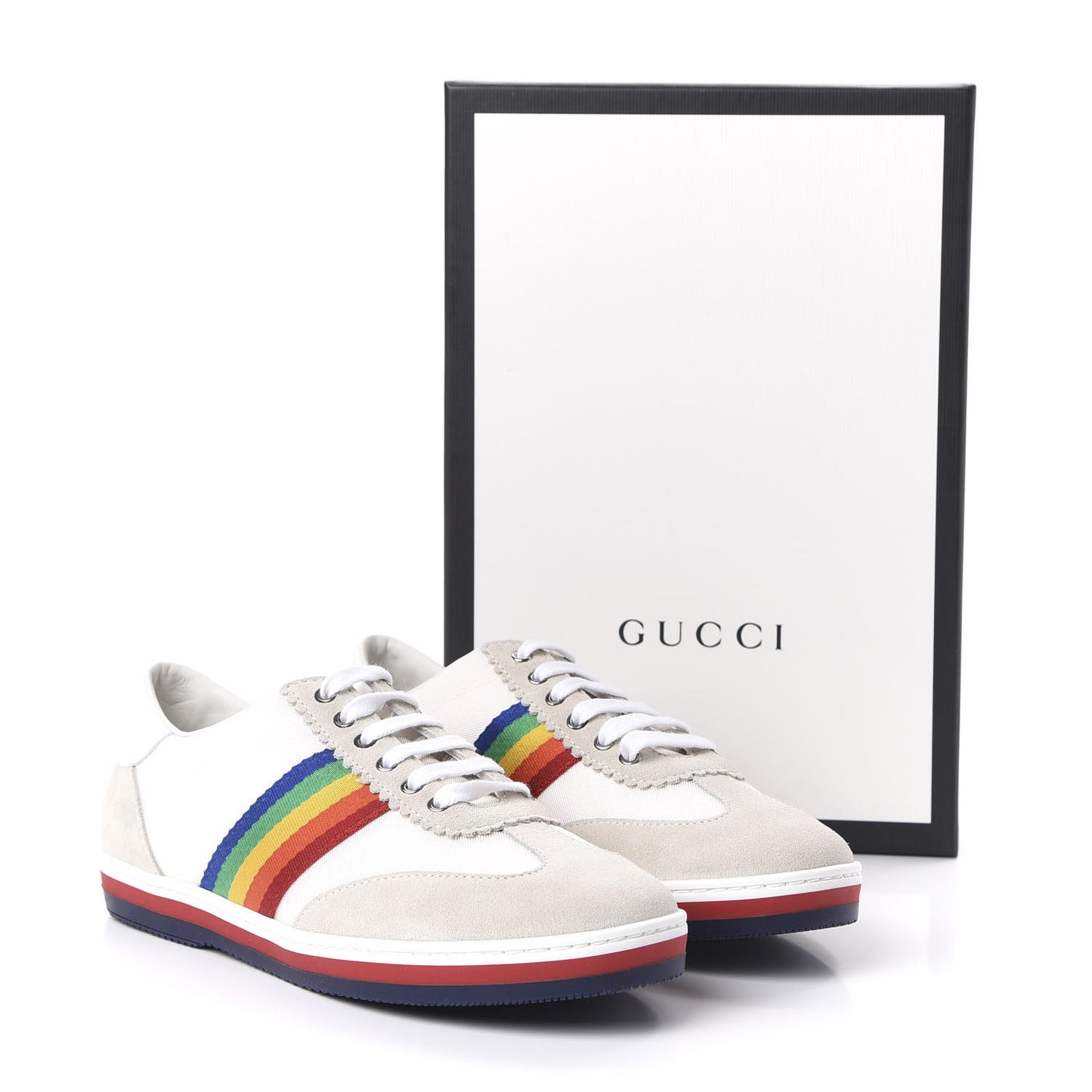 Suede Rainbow Womens G74 Sneakers 35 White