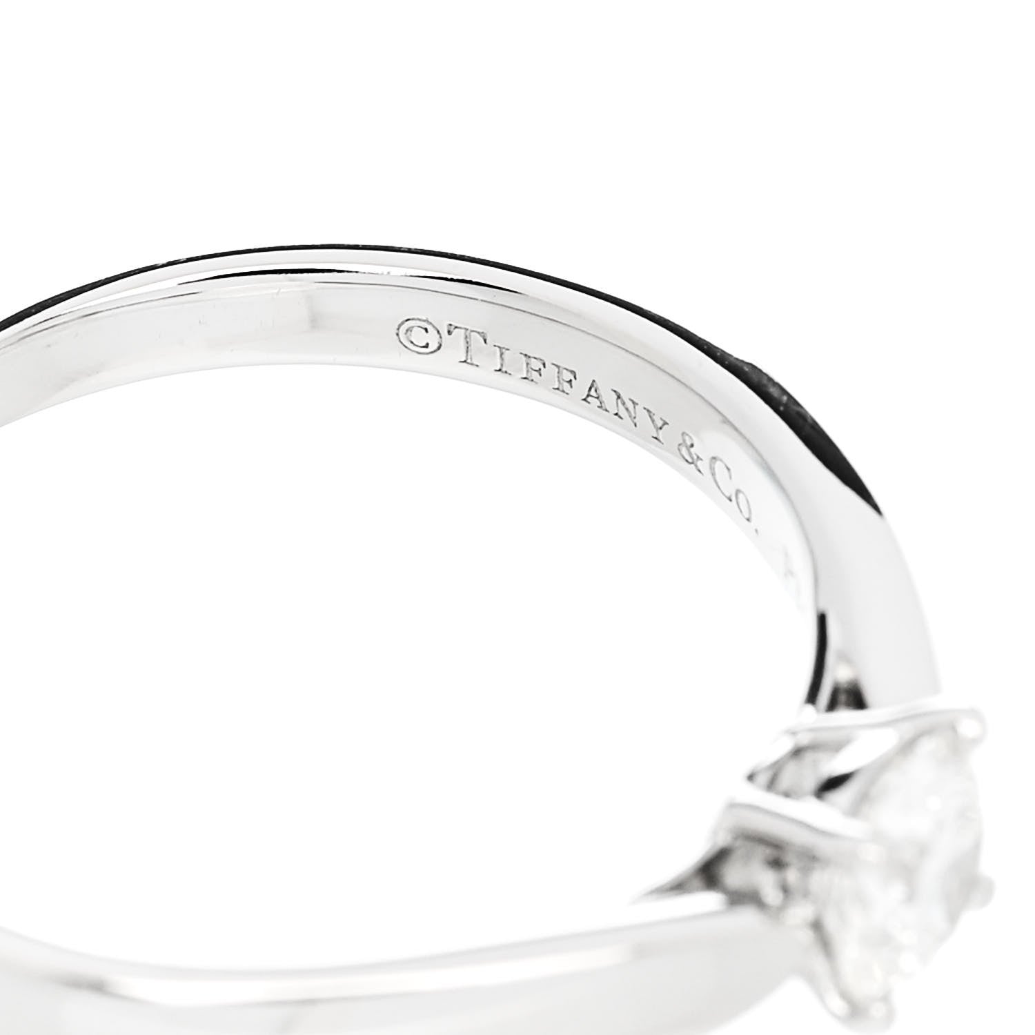 Tiffany Platinum Diamond .29ct Harmony Solitaire Engagement Ring 49 5 5 of 6