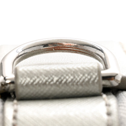 Marc Jacobs Saffiano Small Snapshot Camera Bag Silver 16 of 16