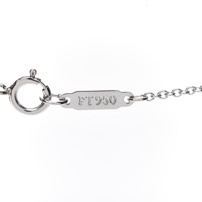 Tiffany Platinum Diamond Mini Bow Pendant Necklace 6 of 7