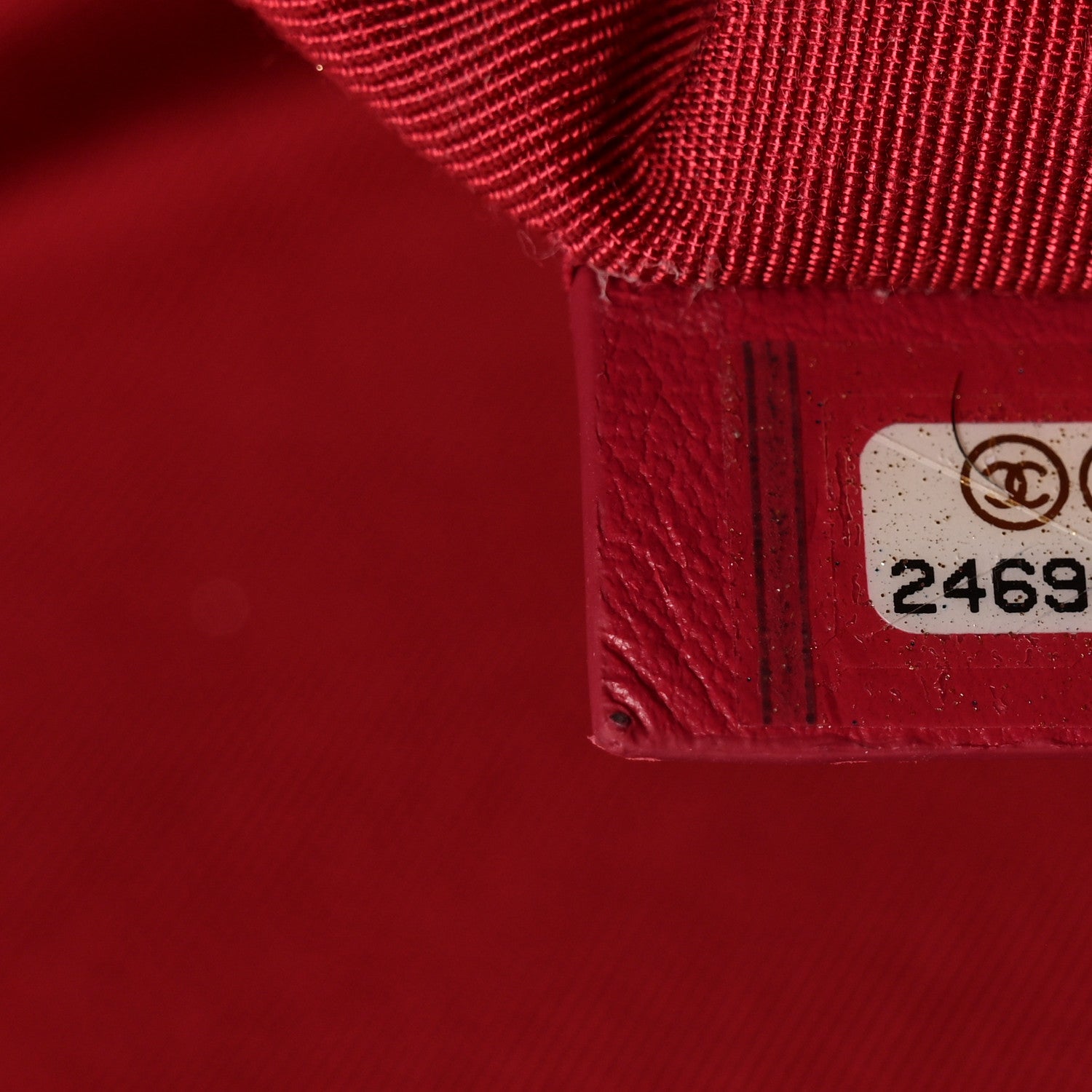 Chanel Iridescent Lambskin Quilted Large Gabrielle Cosmetic Case Light Purple 7 of 12