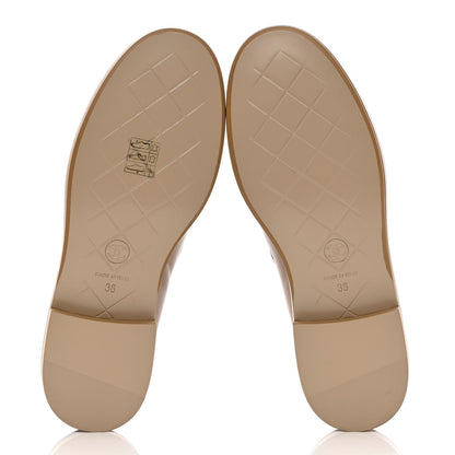 Chanel Lambskin Quilted CC Turnlock Loafers 36 Beige 5 of 11