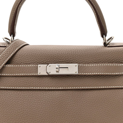Hermes Togo Kelly Retourne 28 Etoupe 8 of 14