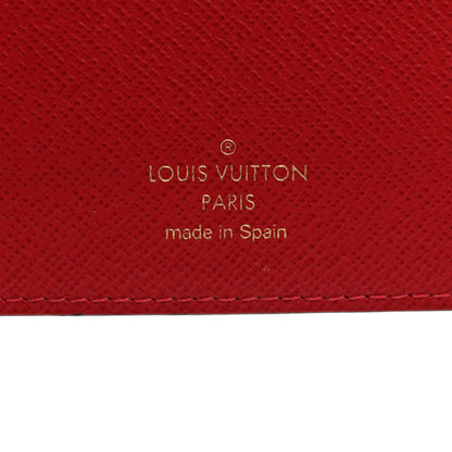 Louis Vuitton Damier Ebene Insolite Wallet Red 6 of 7