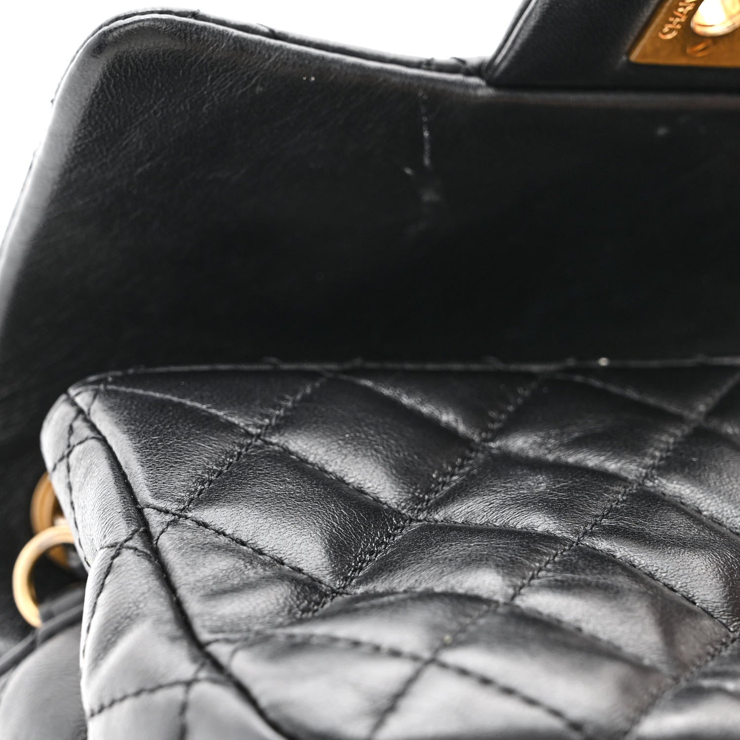 Chanel Lambskin Quilted Mini Romance Square Flap Black 12 of 12
