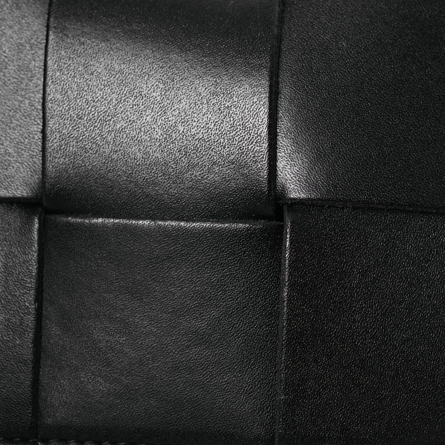 Nappa Maxi Intreccio The Belt Cassette Bag Black