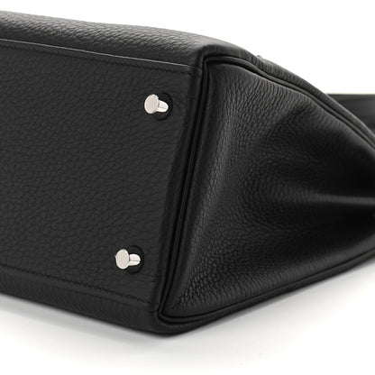 Hermes Togo Kelly Retourne 28 Black 10 of 11