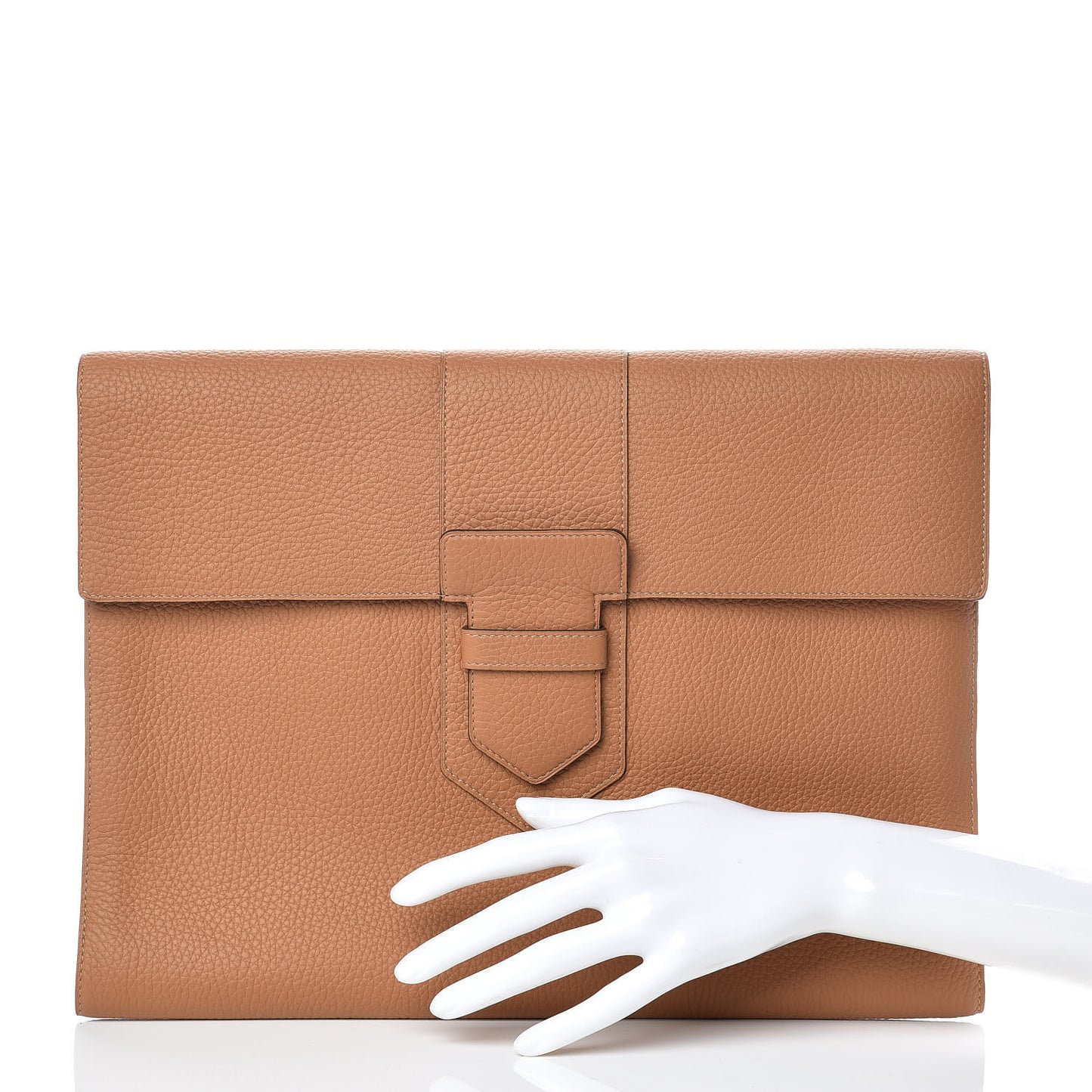Taurillon Crispe Presse A4 Pouch Vegetal