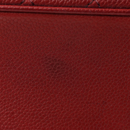 Chanel Caviar Quilted Medium Rock In Rome Single Flap Burgundy 13 of 16