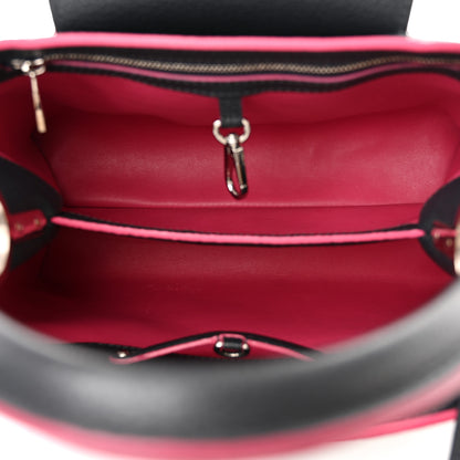 Louis Vuitton Taurillon Capucines PM Cobalt Fuchsia 5 of 11